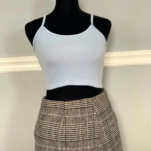 Cute skirt and tank outfit!